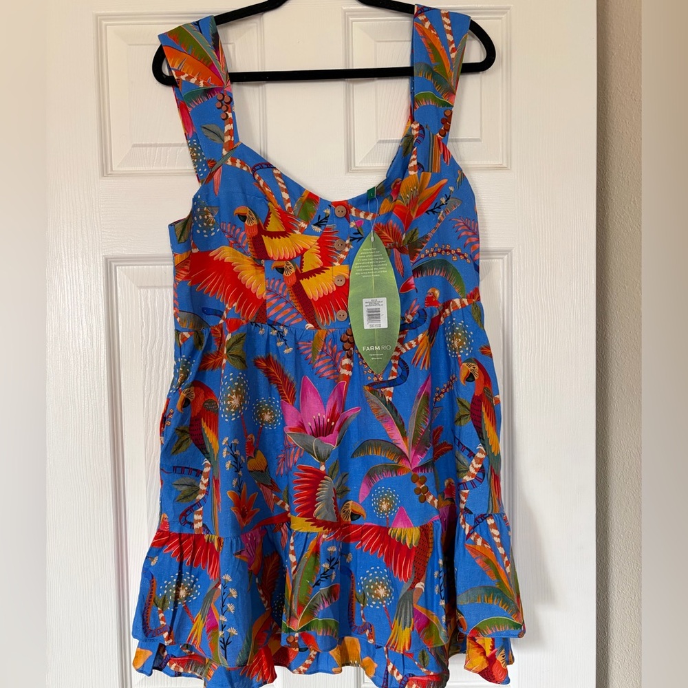 NWT Farm Rio Mini Macaw Party Dress. SZ L 
PLEASE READ Description!!! - Picture 15 of 15